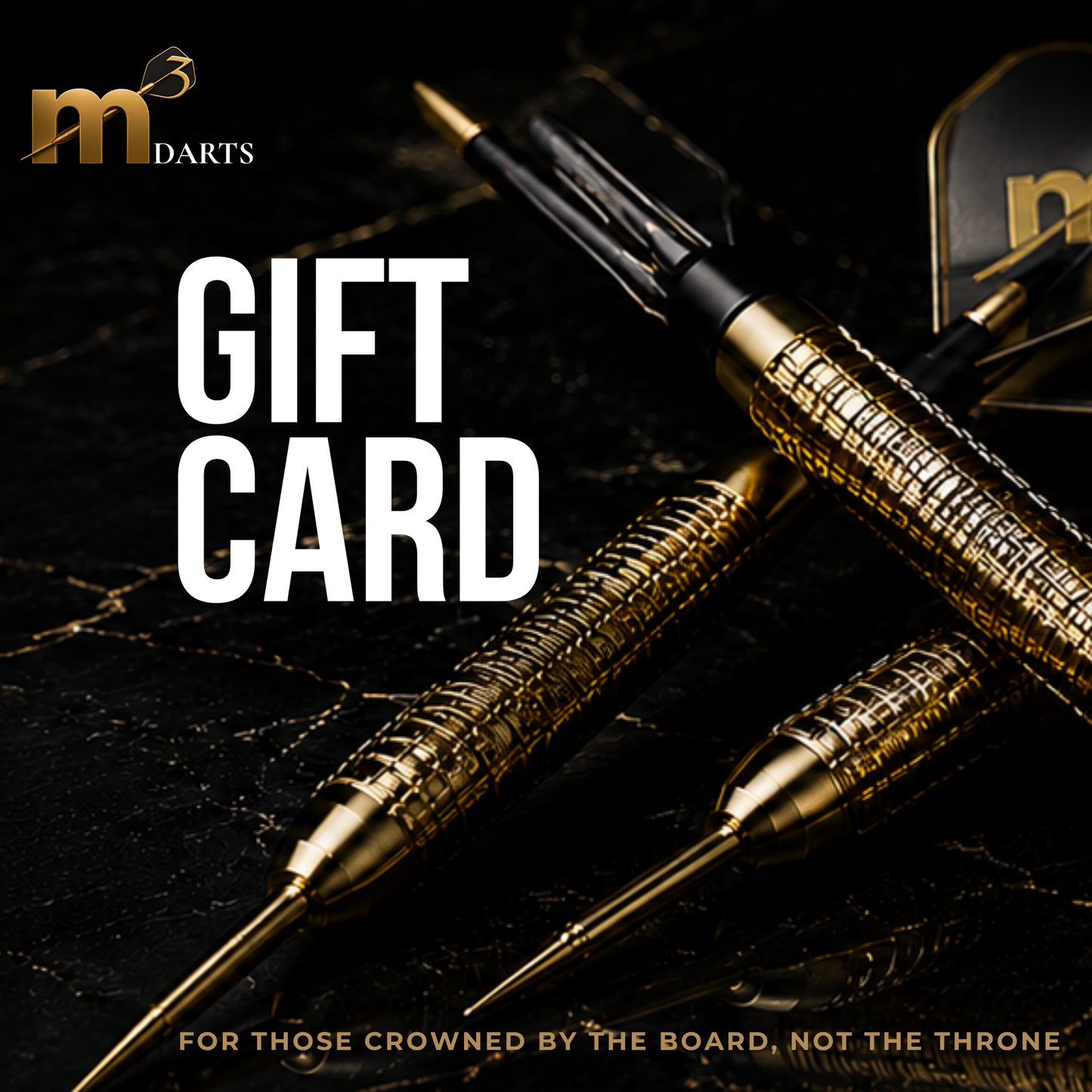m³ darts Gift Card | For players who already have everything